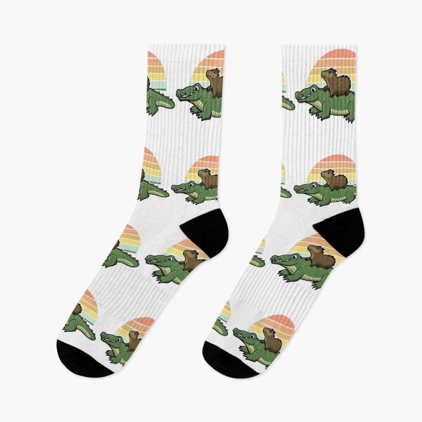 Item preview, Capybara on alligator designed and sold by PawelNature.