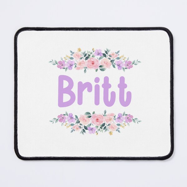 Item preview, Purple Flower Britt Name Label designed and sold by NormadWorld.