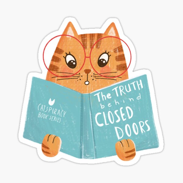 The truth behind closed doors Sticker