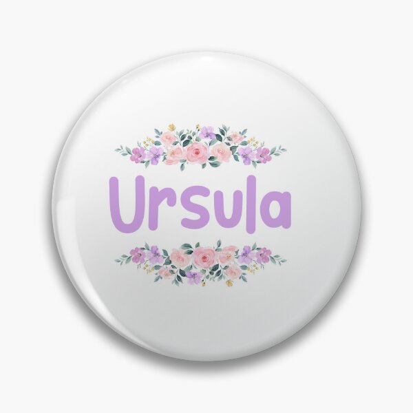 Item preview, Purple Flower Ursula Name Label designed and sold by NormadWorld.