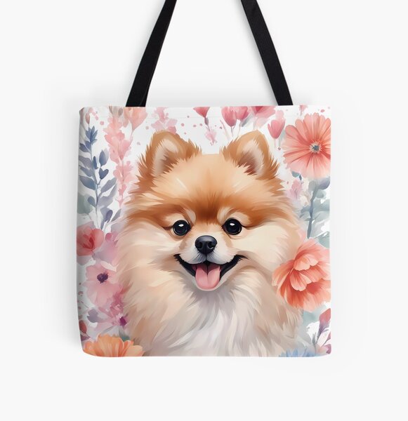 Pomeranian tote bag best sale