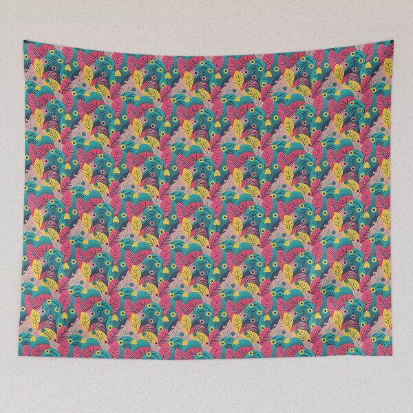 Aperçu de l'œuvre Bright Winter / Clear Winter pattern, skin-tone matching, personal color analysis, PCA, mid century modern créée et vendue par look4seasons.