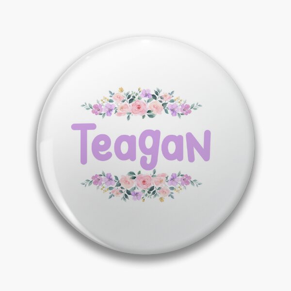 Item preview, Purple Flower Teagan Name Label designed and sold by NormadWorld.