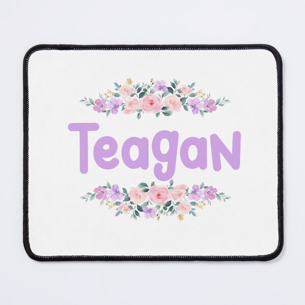 Item preview, Purple Flower Teagan Name Label designed and sold by NormadWorld.