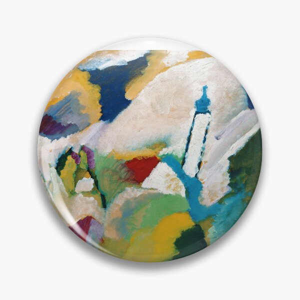 Item preview, HD. Church in Murnau, by Wassily Kandinsky designed and sold by MINDTHECHERRY.