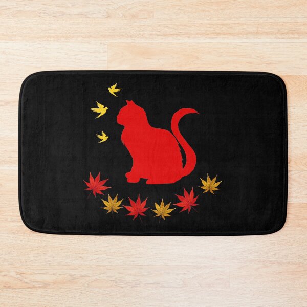 Artikelvorschau, herbstkatze, süße Haustiermotive, herbstliche tierdesigns entworfen und verkauft von Kirei-Lily.