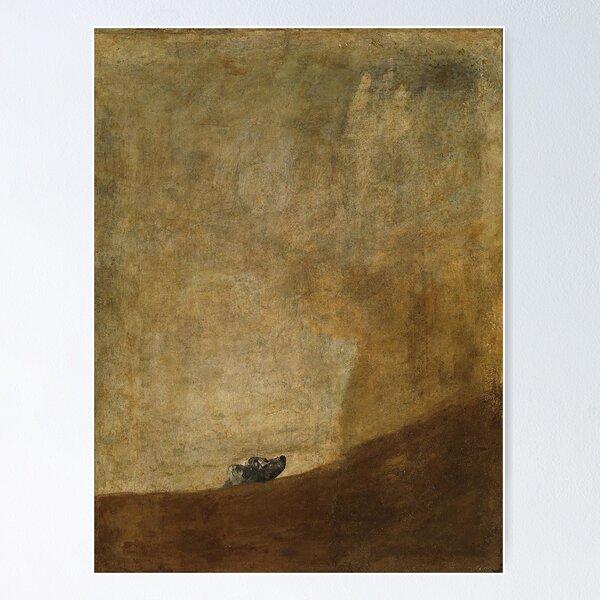 Item preview, Goya's Unforgettable Dog Painting designed and sold by art-tresure.