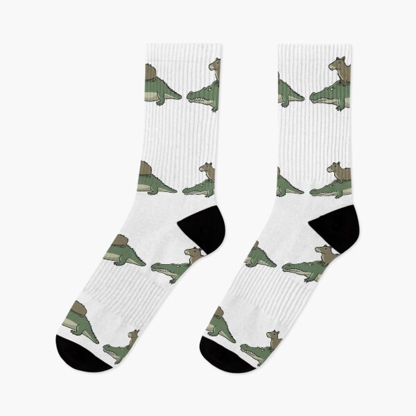 Item preview, Capybara on alligator designed and sold by PawelNature.