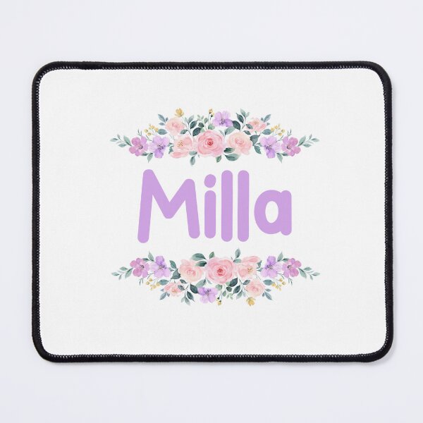 Item preview, Purple Flower Milla Name Label designed and sold by NormadWorld.