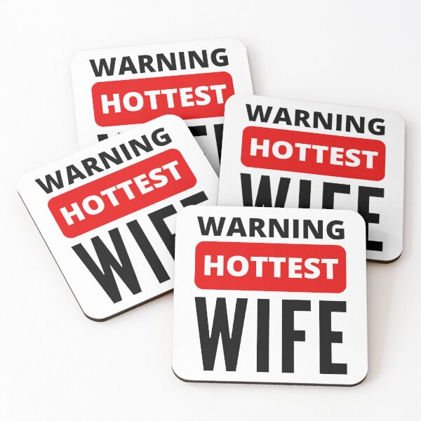 Item preview, Warning hottest Wfie positive quote designed and sold by mysteriousquote.
