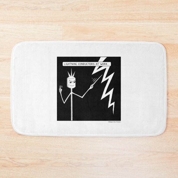 Item preview, Lightning conductor designed and sold by Inklings cartoons.