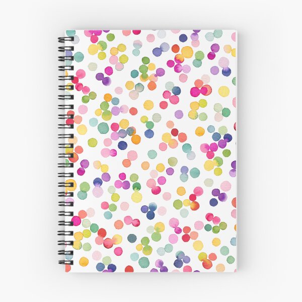 Item preview, Watercolor Party Confetti - Rainbow of Gradient Multicolor Dots designed and sold by ninoladesign.