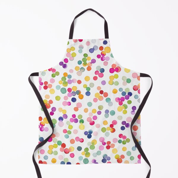 Item preview, Watercolor Party Confetti - Rainbow of Gradient Multicolor Dots designed and sold by ninoladesign.
