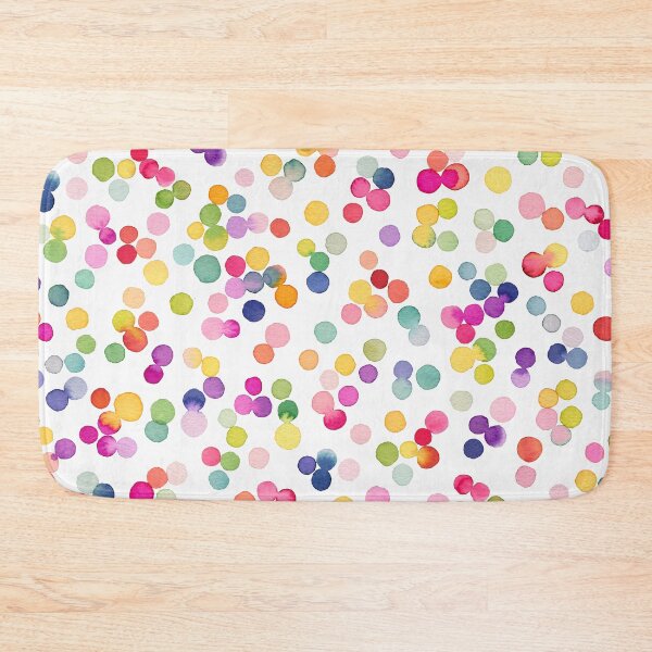 Item preview, Watercolor Party Confetti - Rainbow of Gradient Multicolor Dots designed and sold by ninoladesign.