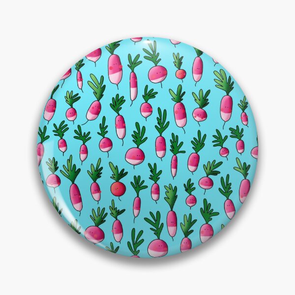 Item preview, Cute Radish - Blue Background designed and sold by laureH.