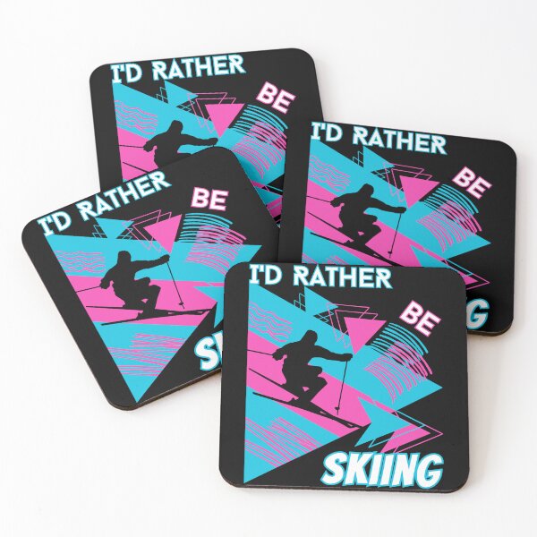 Item preview, I'd rather be skiing - Ski Winter Sports Skier Acrobatic designed and sold by Grafixfun.