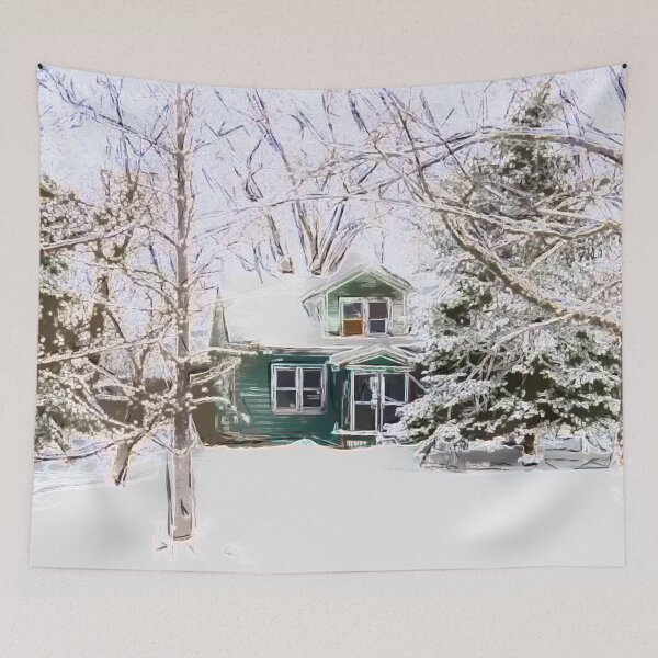 Item preview, Winter Hide-A-Way designed and sold by Leslie Montgomery Art.