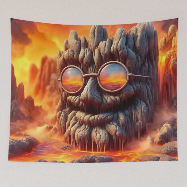 Item preview, The wise rock: A smile in the glow of lava designed and sold by Girih.