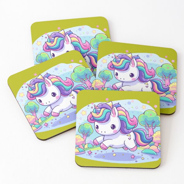 Item preview, Adorable Little Colorful Unicorn designed and sold by DigiDreamyArt.
