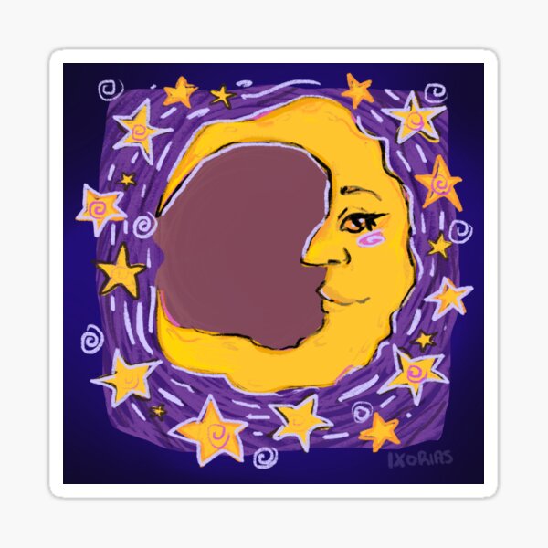 Item preview, Whimsigoth moon art designed and sold by Ixorias.