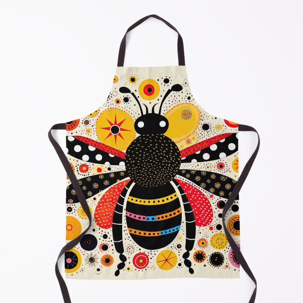 Item preview, Bee with Flowers Colorful Illustration designed and sold by GulDesignCo.