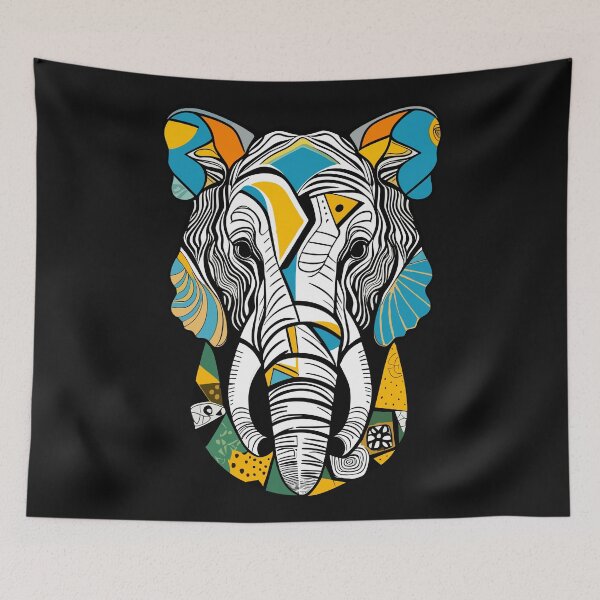 Item preview, Portrait of Elephant designed and sold by Ikibrai.