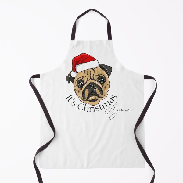 Item preview, It's Christmas Again - Pug Dog designed and sold by StoneybrokeM.