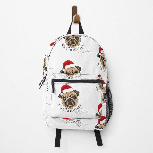 Item preview, It's Christmas Again - Pug Dog designed and sold by StoneybrokeM.