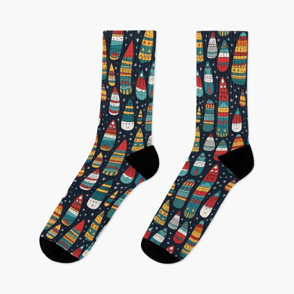 Item preview, Colorful Abstract Retro Christmas Pattern designed and sold by rob art | illustration.