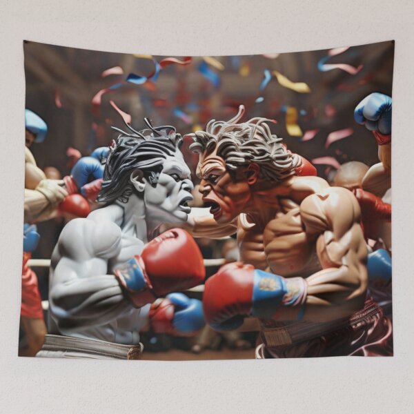 Item preview, Boxers on ring designed and sold by jsebouvi.