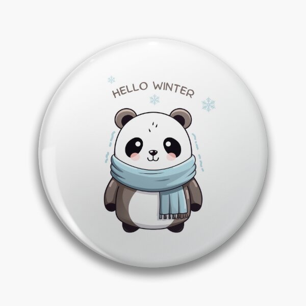 Item preview, Cute panda in a scarf. Hello winter  designed and sold by Tsifra.