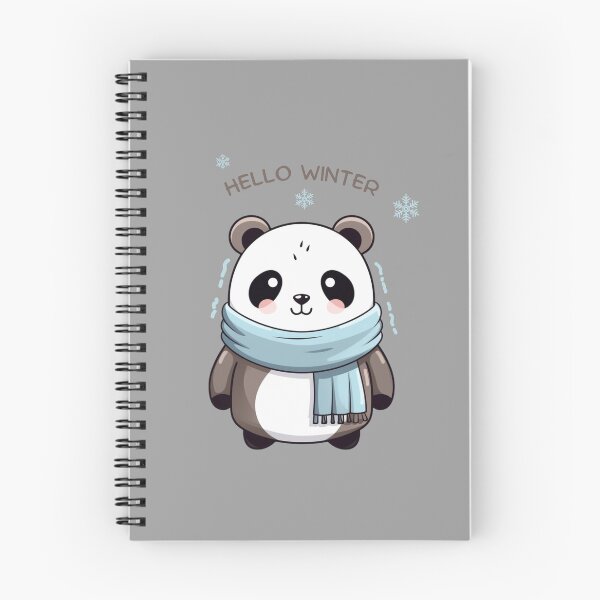 Item preview, Cute panda in a scarf. Hello winter  designed and sold by Tsifra.