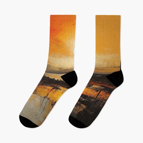Item preview, Explore "Simplistic & Minimalistic Vintage Sunset" Abstract Art designed and sold by ArtificialGenes.
