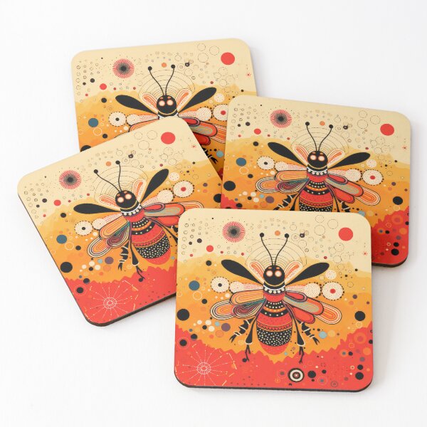 Item preview, Colorful Bumblebee Illustration designed and sold by GulDesignCo.