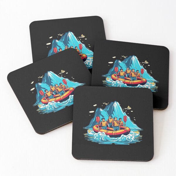 Item preview, Whitewater rafting - adventure for the family designed and sold by WallGemsArt.