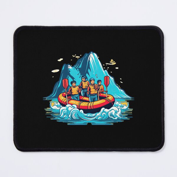 Item preview, Whitewater rafting - adventure for the family designed and sold by WallGemsArt.