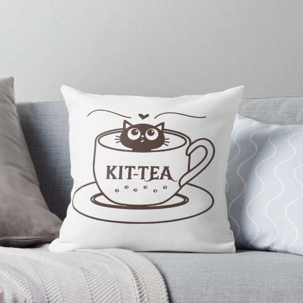 Item preview, Kit Tea Black Kitty Cat Tea Lover Gift designed and sold by EmiAndMike.