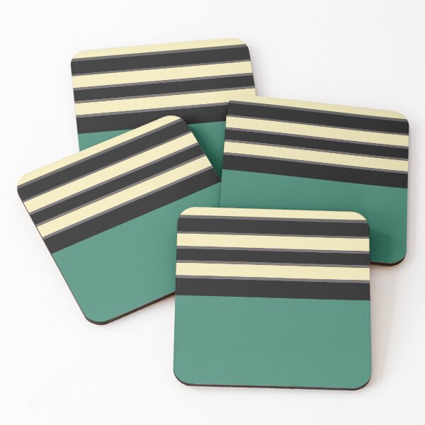 Item preview, Grunge Retro Pattern in Green, Cream and Black designed and sold by SamJanner.
