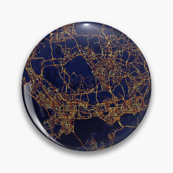 Item preview, Shenzhen, Guangdong, China Map -  City At Night designed and sold by deMAP.