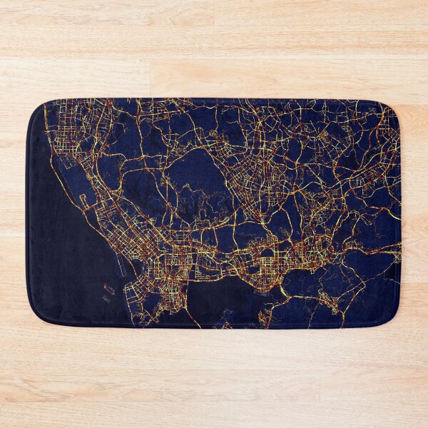 Item preview, Shenzhen, Guangdong, China Map -  City At Night designed and sold by deMAP.