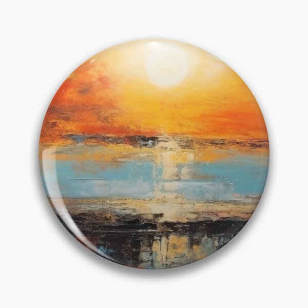 Item preview, Explore "Simplistic & Minimalistic Vintage Sunset" Abstract Art designed and sold by ArtificialGenes.