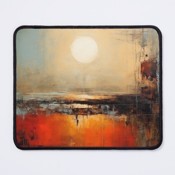 Artikelvorschau, Entdecken Sie "Simplistic & Minimalistic Vintage Sunset" Abstrakte Kunst entworfen und verkauft von ArtificialGenes.