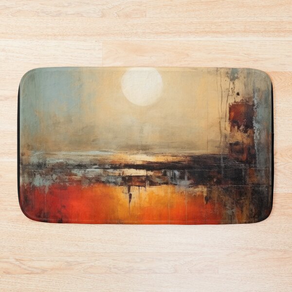 Artikelvorschau, Entdecken Sie "Simplistic & Minimalistic Vintage Sunset" Abstrakte Kunst entworfen und verkauft von ArtificialGenes.