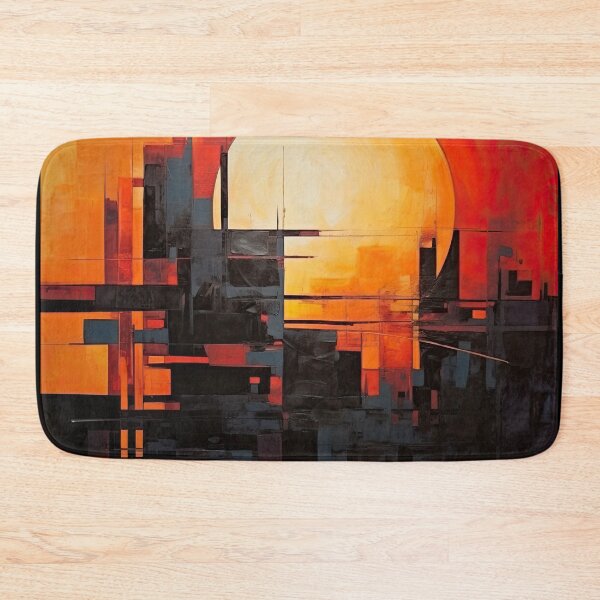 Item preview, Explore "Simplistic & Minimalistic Vintage Sunset" Abstract Art designed and sold by ArtificialGenes.