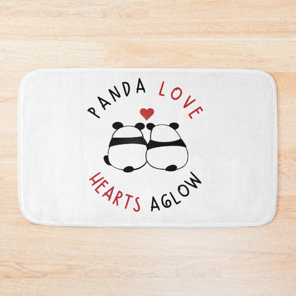 Item preview, Panda Love Hearts Aglow  designed and sold by PasindhuW.