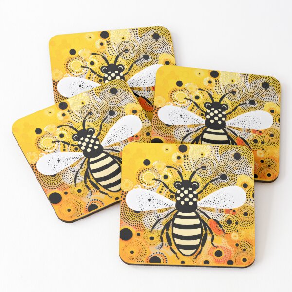 Item preview, Yellow Abstract Bee designed and sold by GulDesignCo.