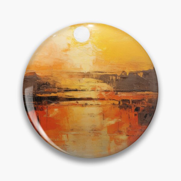 Artikelvorschau, Entdecken Sie "Simplistic & Minimalistic Vintage Sunset" Abstrakte Kunst entworfen und verkauft von ArtificialGenes.