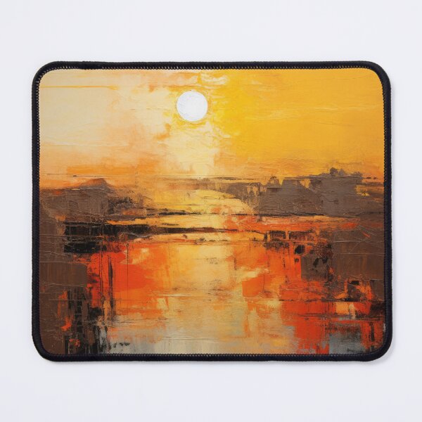 Artikelvorschau, Entdecken Sie "Simplistic & Minimalistic Vintage Sunset" Abstrakte Kunst entworfen und verkauft von ArtificialGenes.