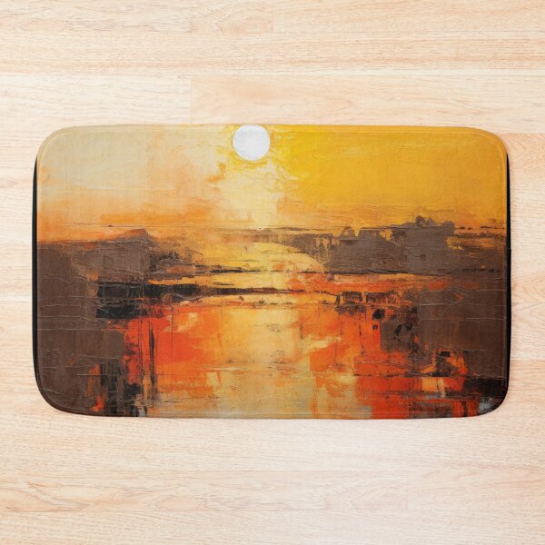 Artikelvorschau, Entdecken Sie "Simplistic & Minimalistic Vintage Sunset" Abstrakte Kunst entworfen und verkauft von ArtificialGenes.