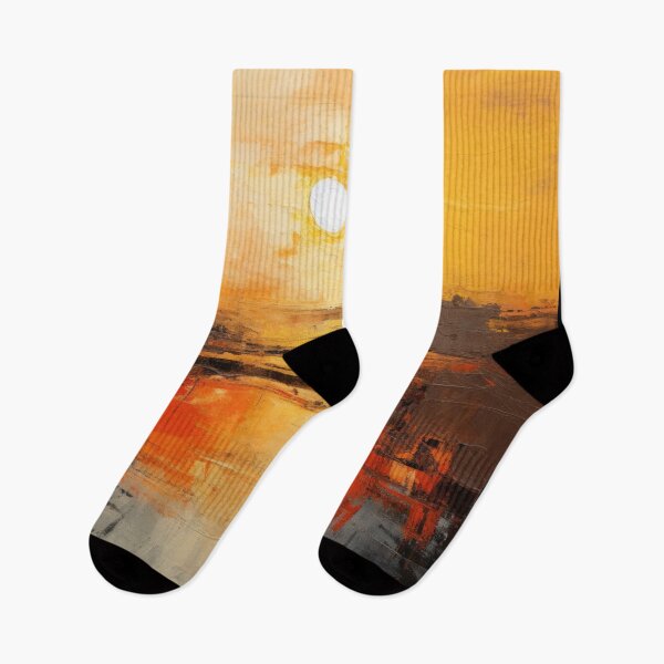 Artikelvorschau, Entdecken Sie "Simplistic & Minimalistic Vintage Sunset" Abstrakte Kunst entworfen und verkauft von ArtificialGenes.